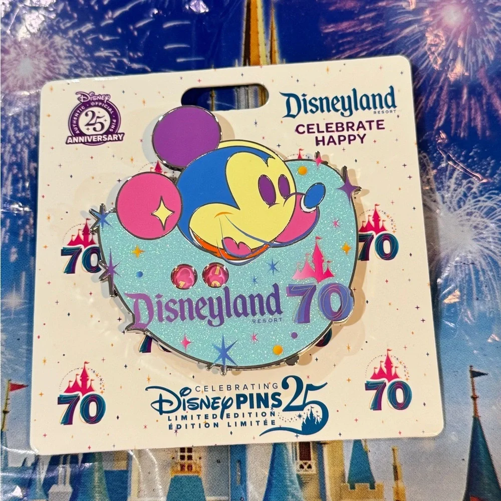 Disney 70th Anniversary Jumbo Pin